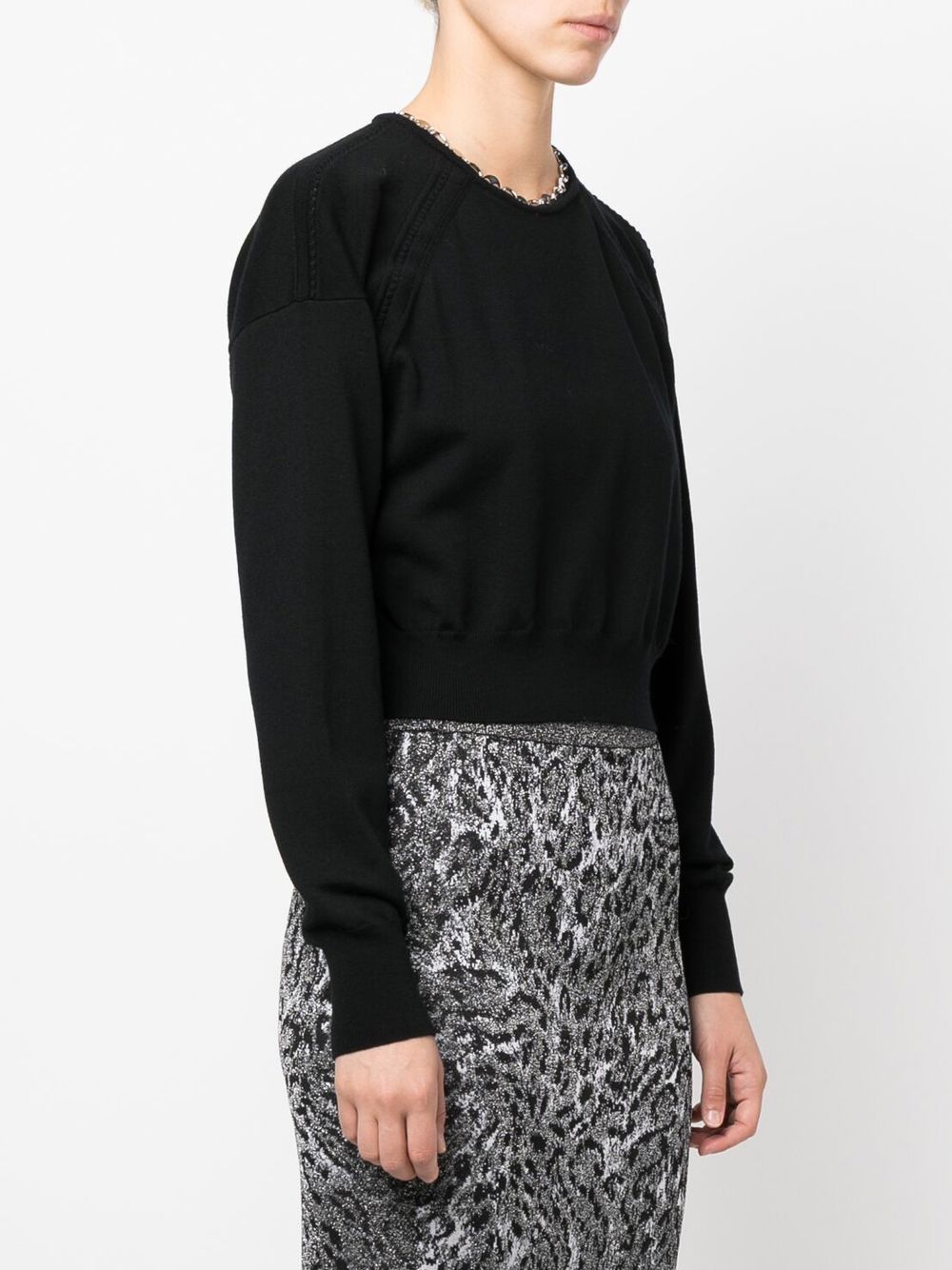 Rabanne chain-link neckline sweater Women