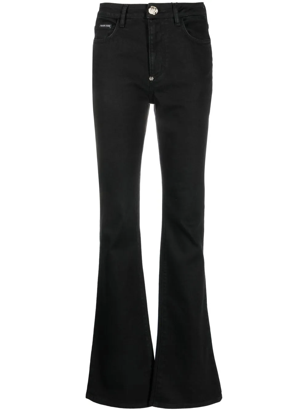 

Philipp Plein high-waisted flared jeans - Black