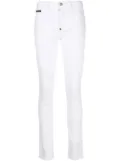 Philipp Plein mid-rise jeggings - White