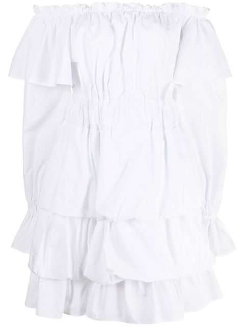 Philipp Plein tiered mini dress 