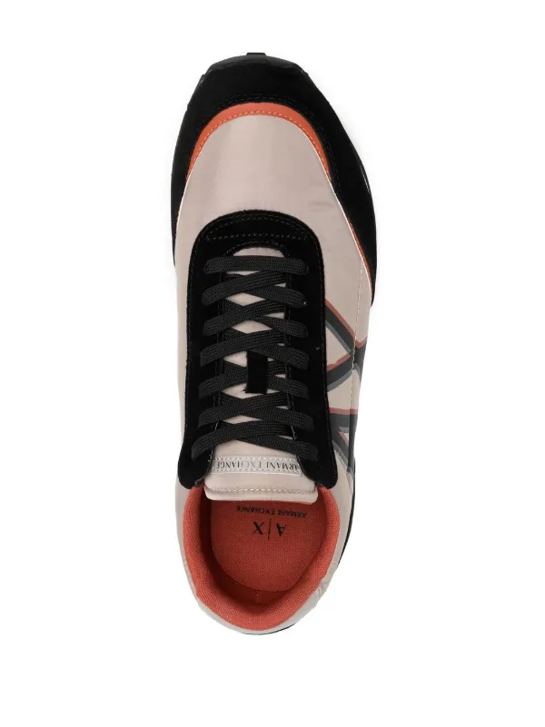 Armani Exchange Side logo-print low-top Sneakers - Farfetch