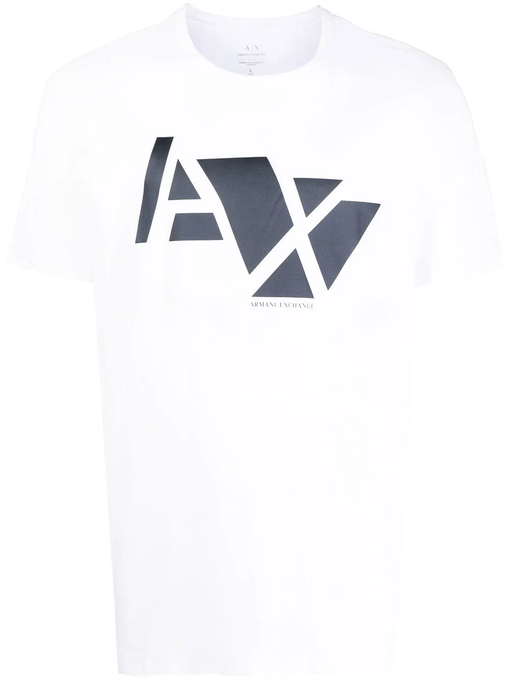 

Armani Exchange playera con logo estampado - Blanco