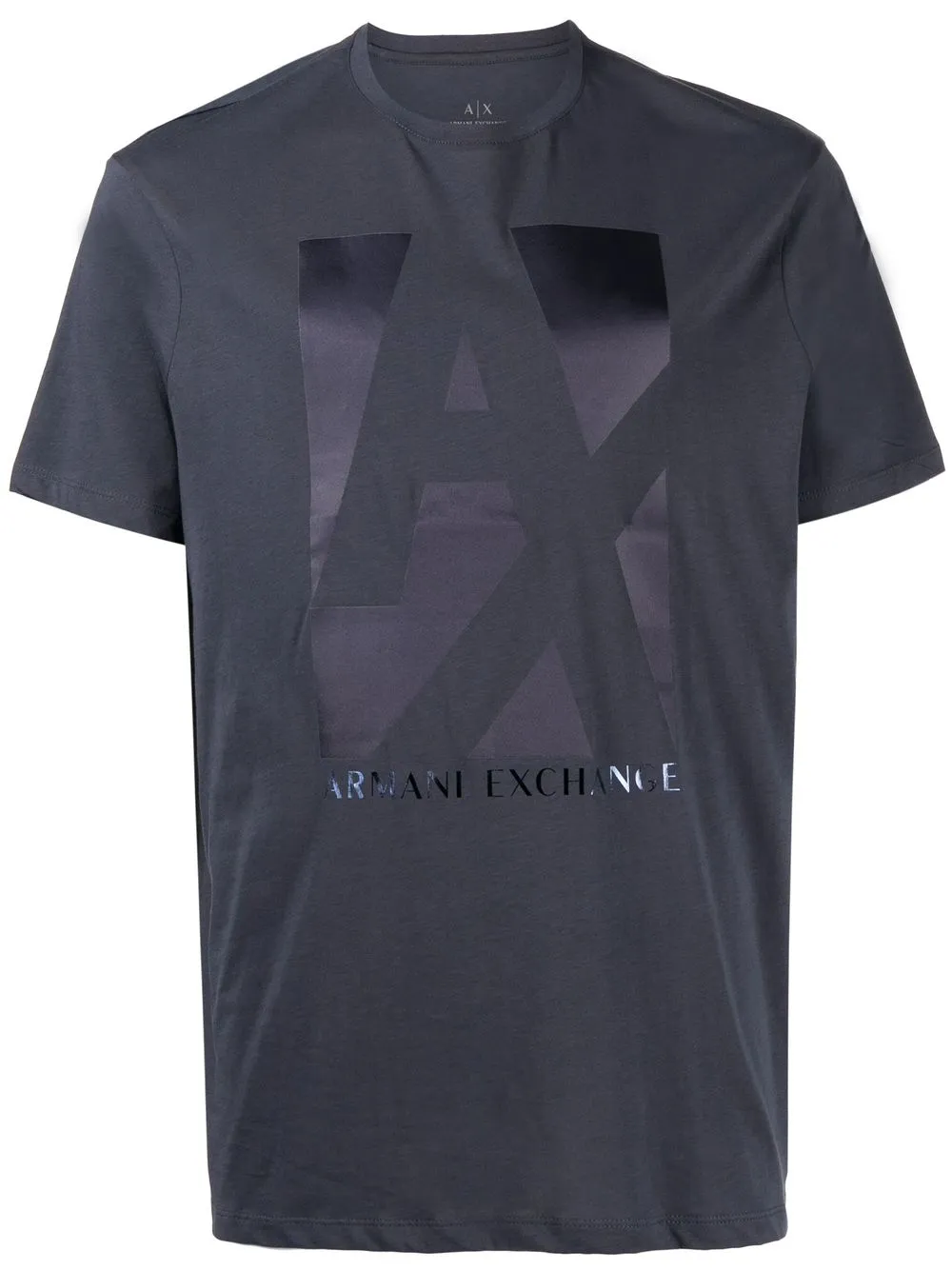 

Armani Exchange playera con logo estampado - Azul