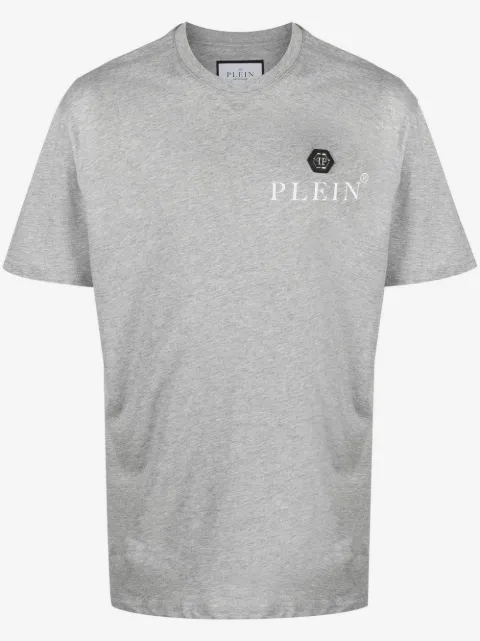 Philipp Plein logo-plaque cotton T-shirt