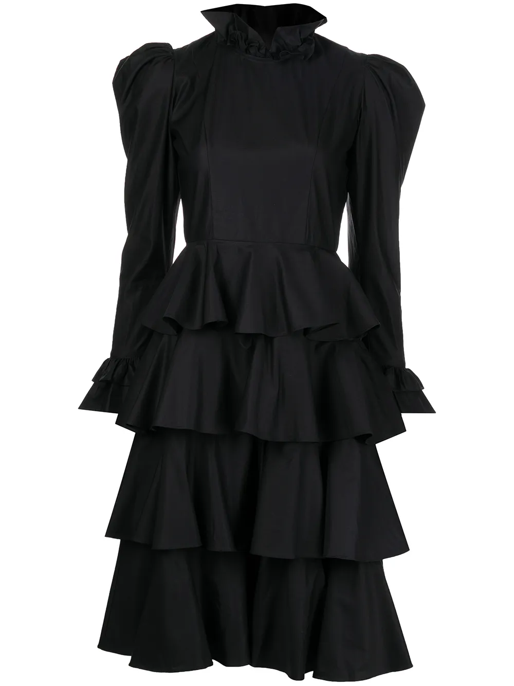 

Batsheva Confection tiered skirt - Black