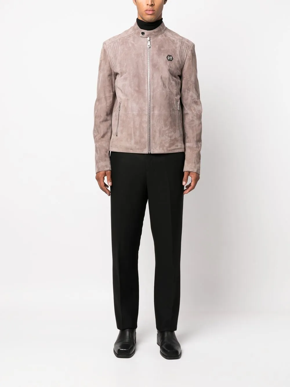 Philipp Plein doudoune en daim | Vestes en cuir | Image 2