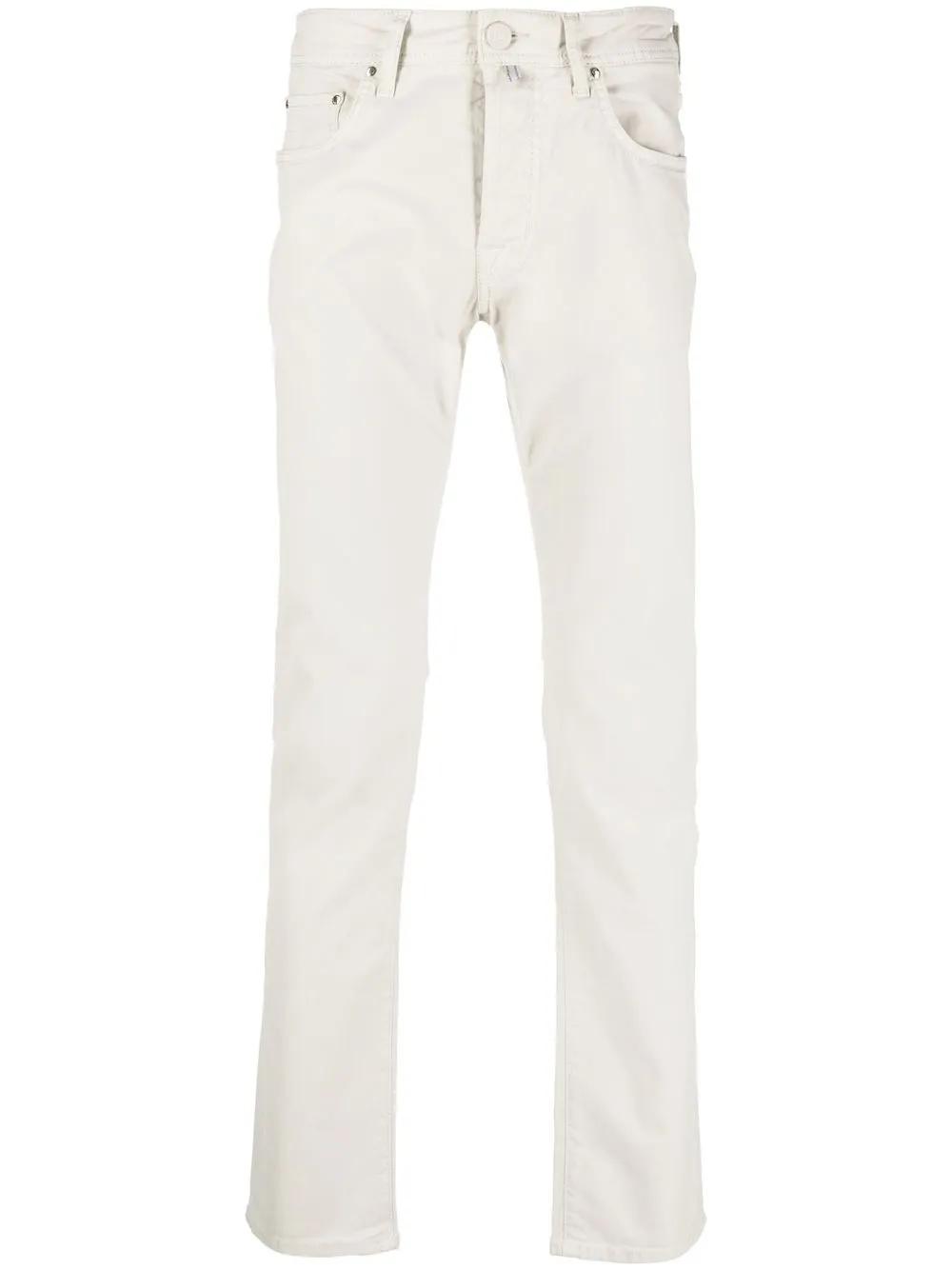 

Jacob Cohën logo-patch slim-cut jeans - Neutrals