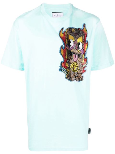 Philipp Plein Hawaii embellished short-sleeve T-shirt Men