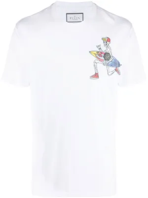 Supreme x Coogi embroidered-motif Cotton T-shirt | White | FARFETCH