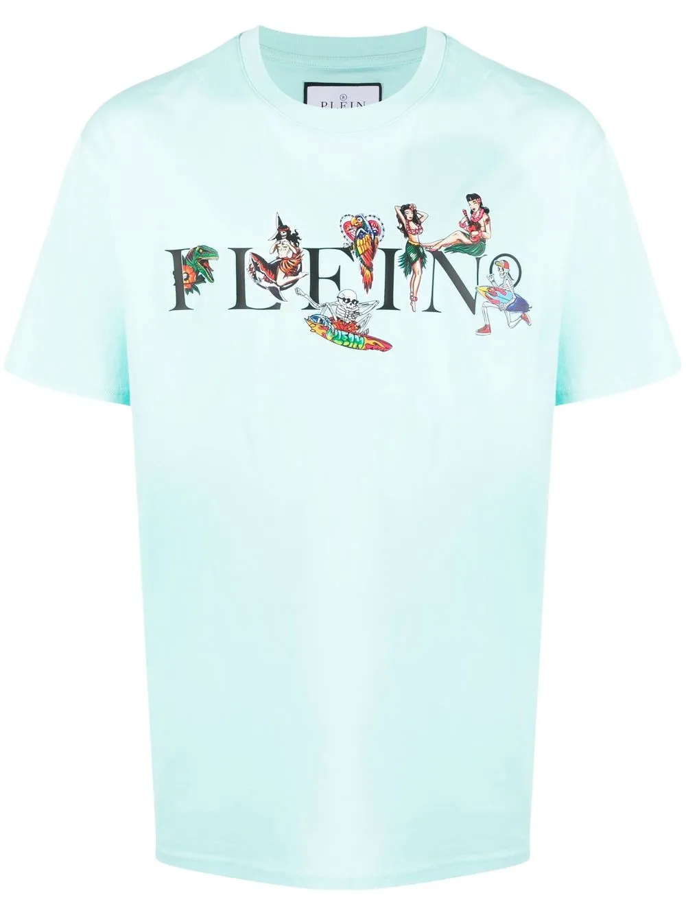 

Philipp Plein playera con logo estampado - Azul