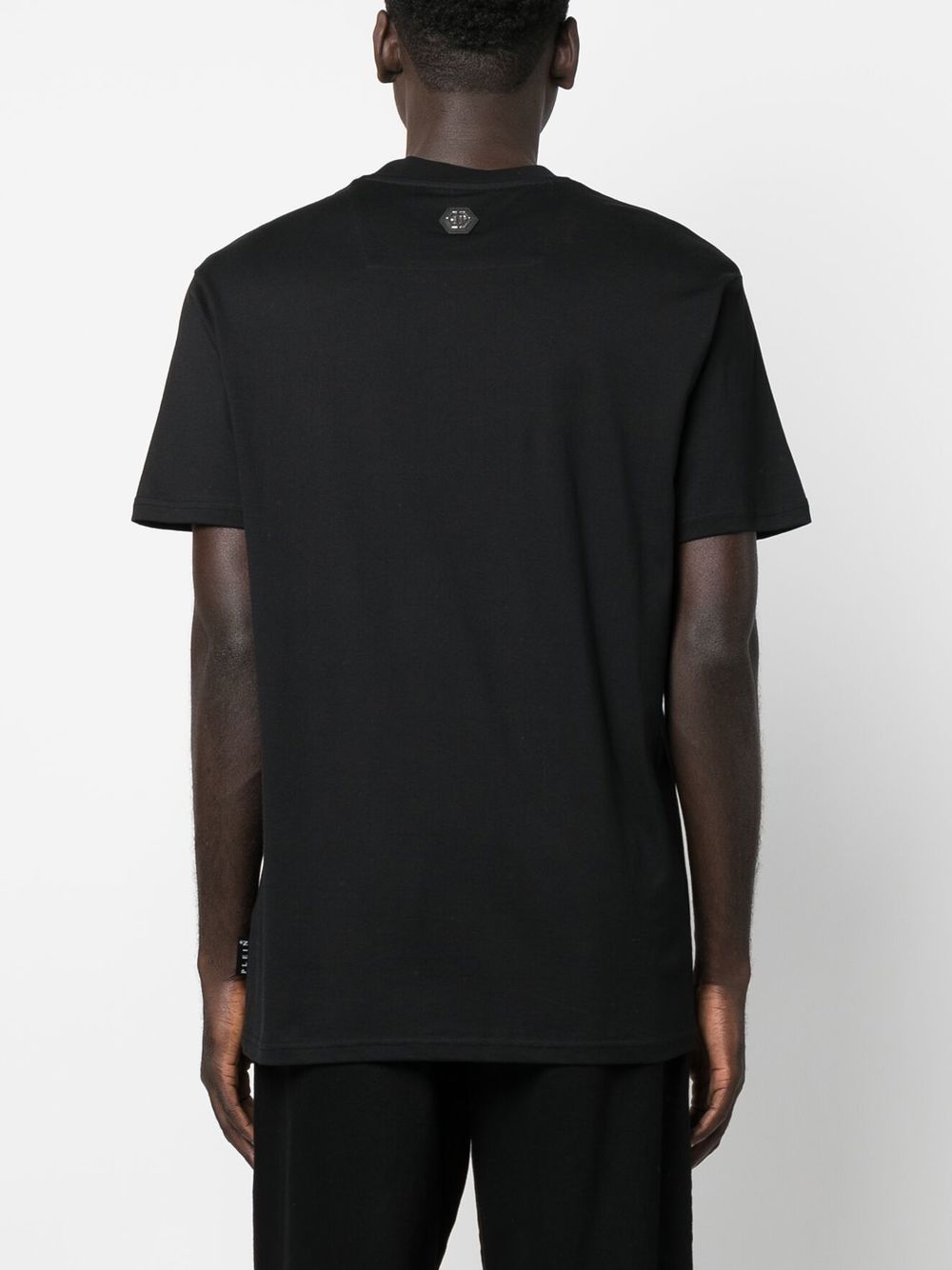 Shop Philipp Plein Logo-print Short-sleeve T-shirt In Black