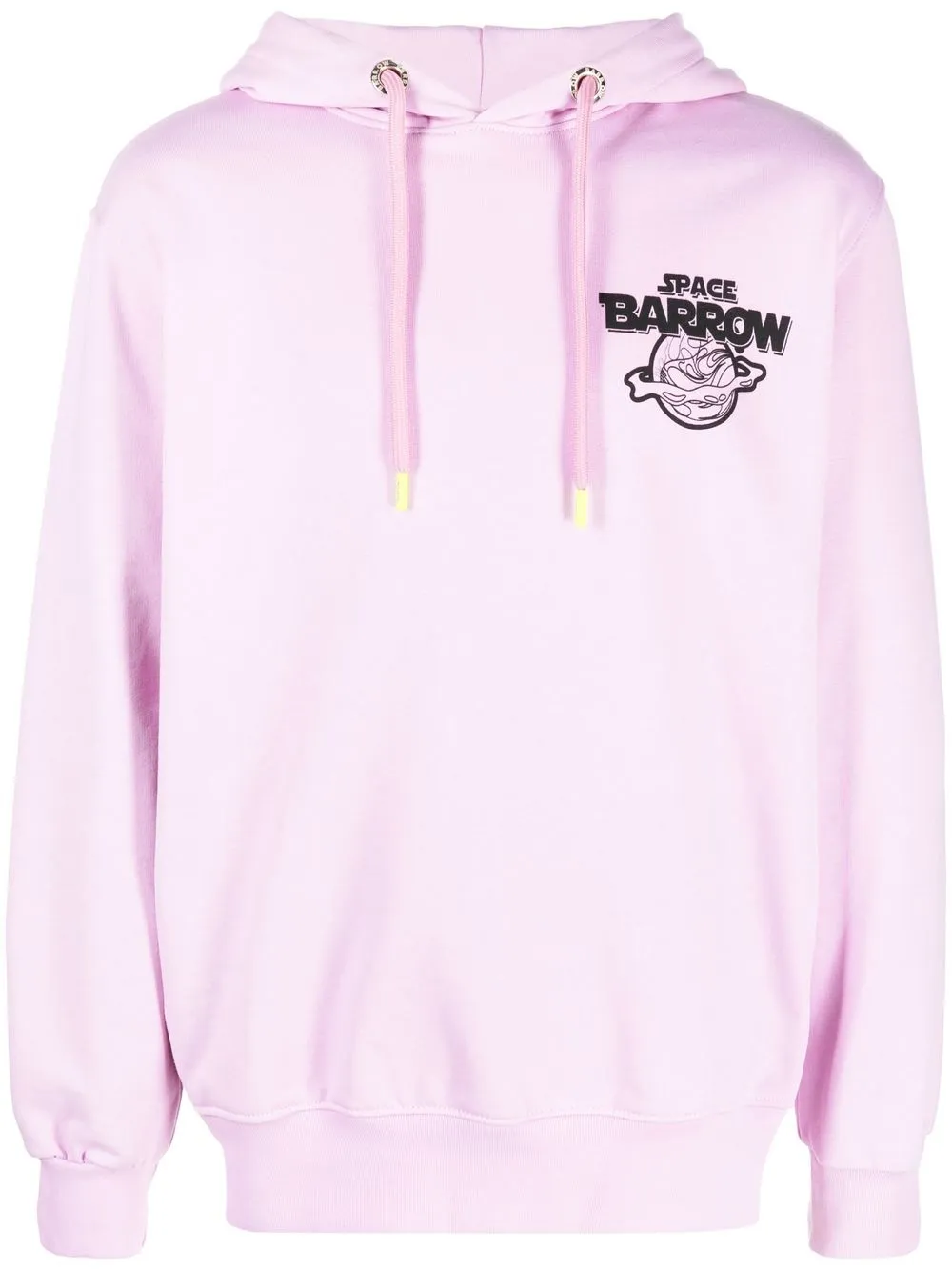 

BARROW hoodie con logo y estmpado espacial - Rosado