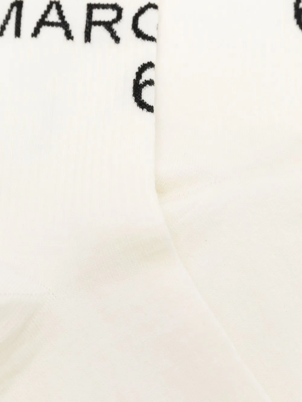 MM6 Maison Margiela Intarsia sokken - Beige