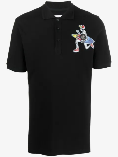 Philipp Plein graphic-print polo shirt