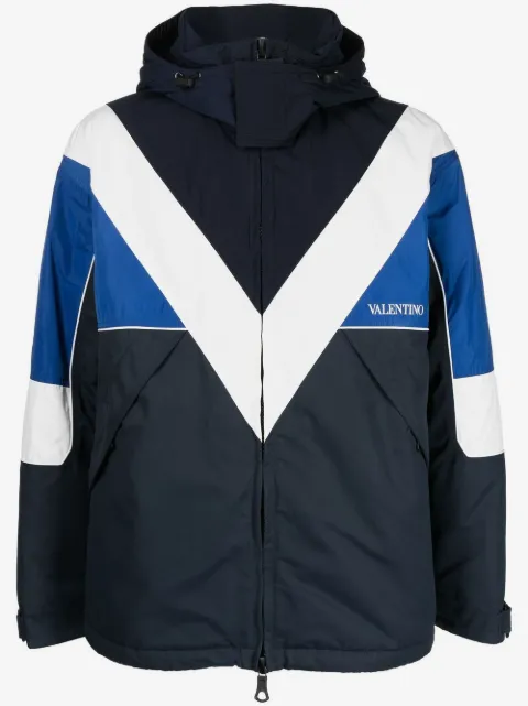 Valentino Garavani logo-print zip-up jacket