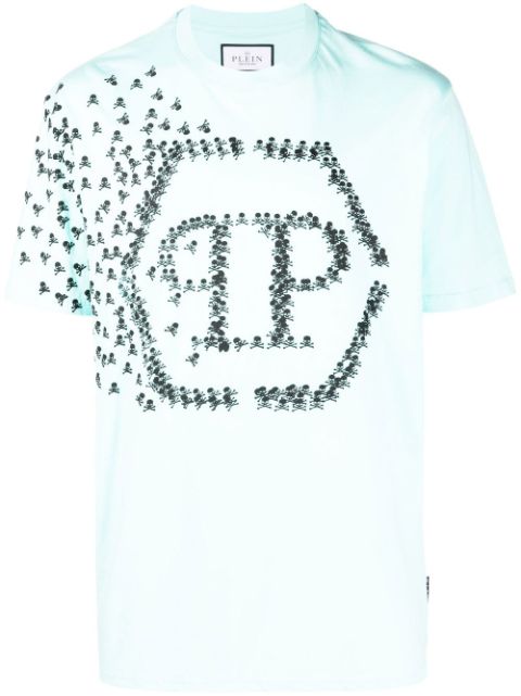 Philipp Plein Skull Bones logo-print T-shirt Men