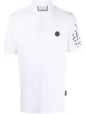 Philipp Plein Skull and Bones cotton polo shirt - White