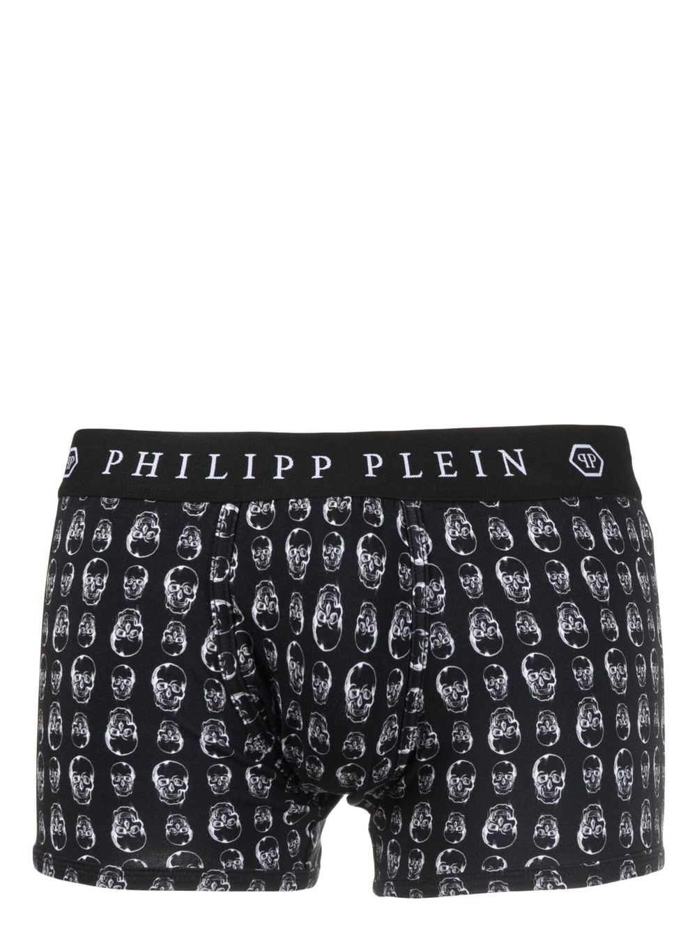 Philipp Plein Skull-print Boxer Shorts In Black