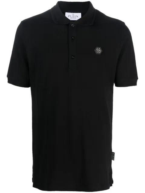 Philipp Plein snake-logo polo shirt