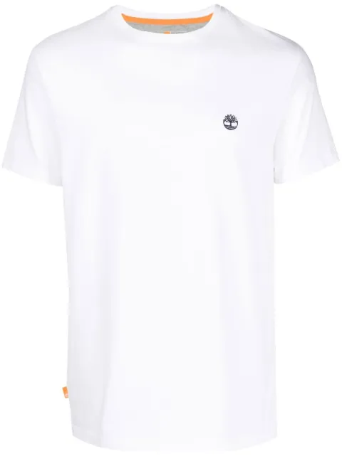 Timberland logo-embroidered cotton T-shirt