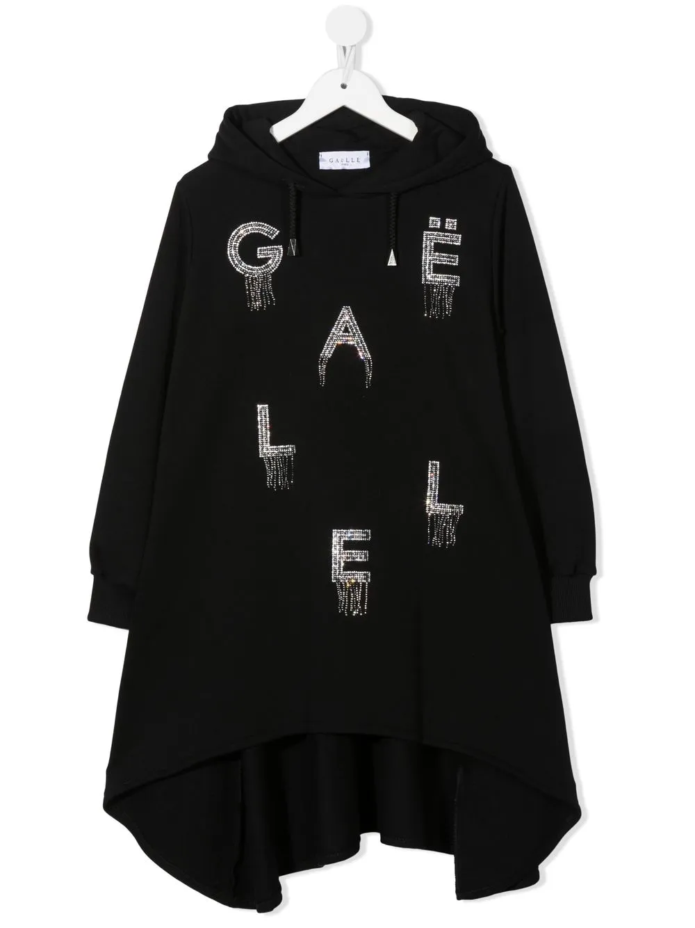 

Gaelle Paris Kids sequin embellished hoodie dress - Black