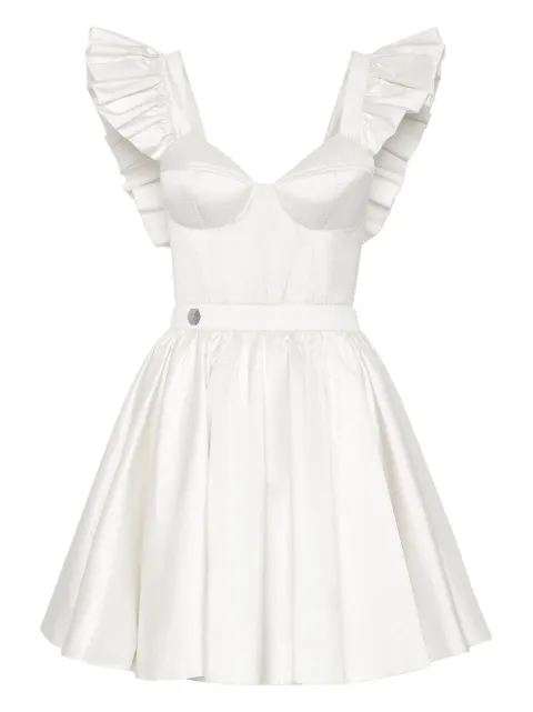 Philipp Plein ruffled mini dress