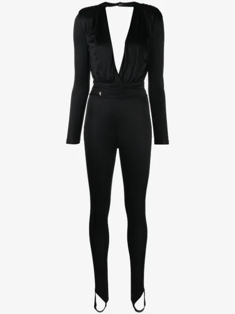 Philipp Plein plunging V-neck jumpsuit