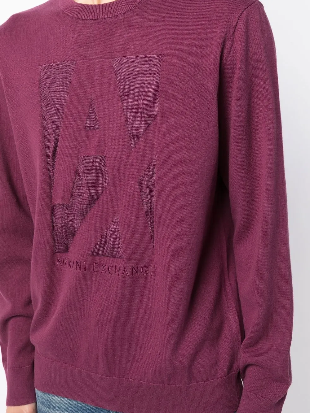 Armani Exchange Suéter Com Detalhe De Logo Bordado Farfetch