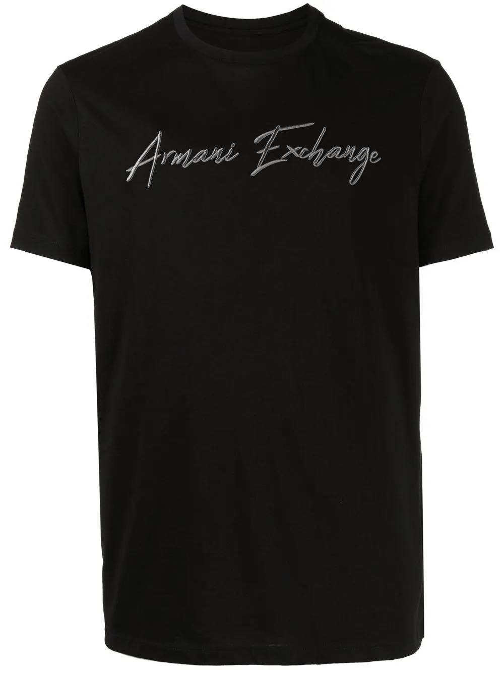 

Armani Exchange playera con logo estampado - Negro