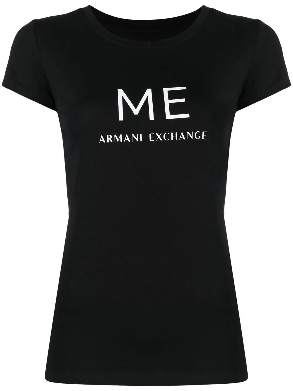 

Armani Exchange playera con eslogan estampado - Negro