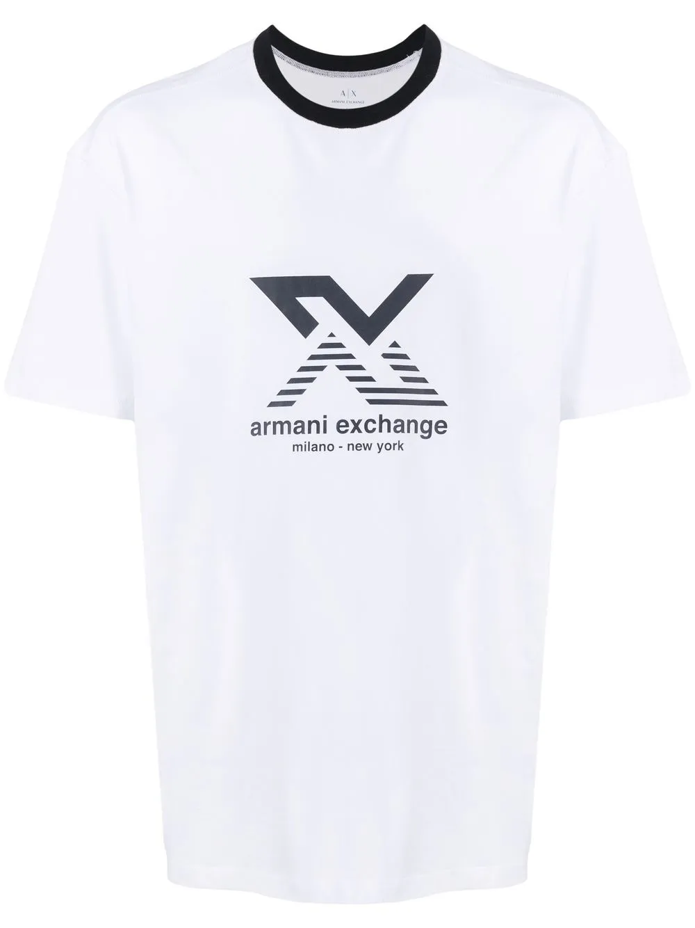 

Armani Exchange logo-print cotton T-shirt - White