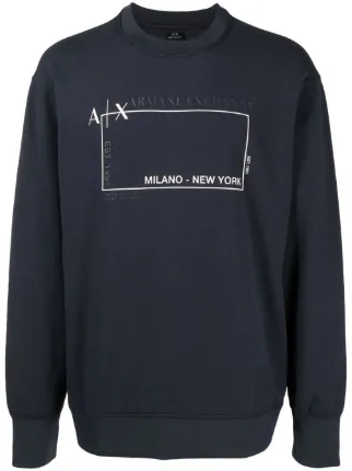 Armani exchange sales sweatshirt mens