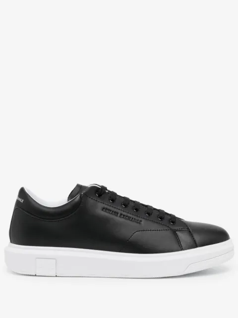 Armani Exchange 皮质低帮运动鞋