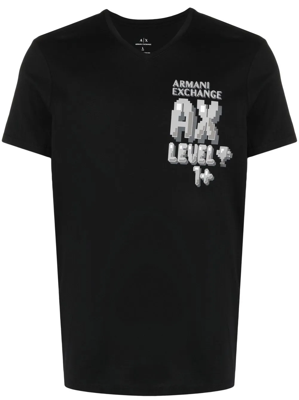 

Armani Exchange logo-print short-sleeved T-shirt - Black