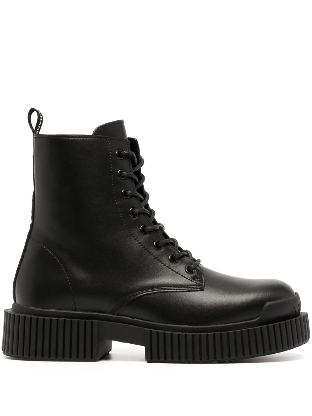 

Armani Exchange botines con agujetas - Negro