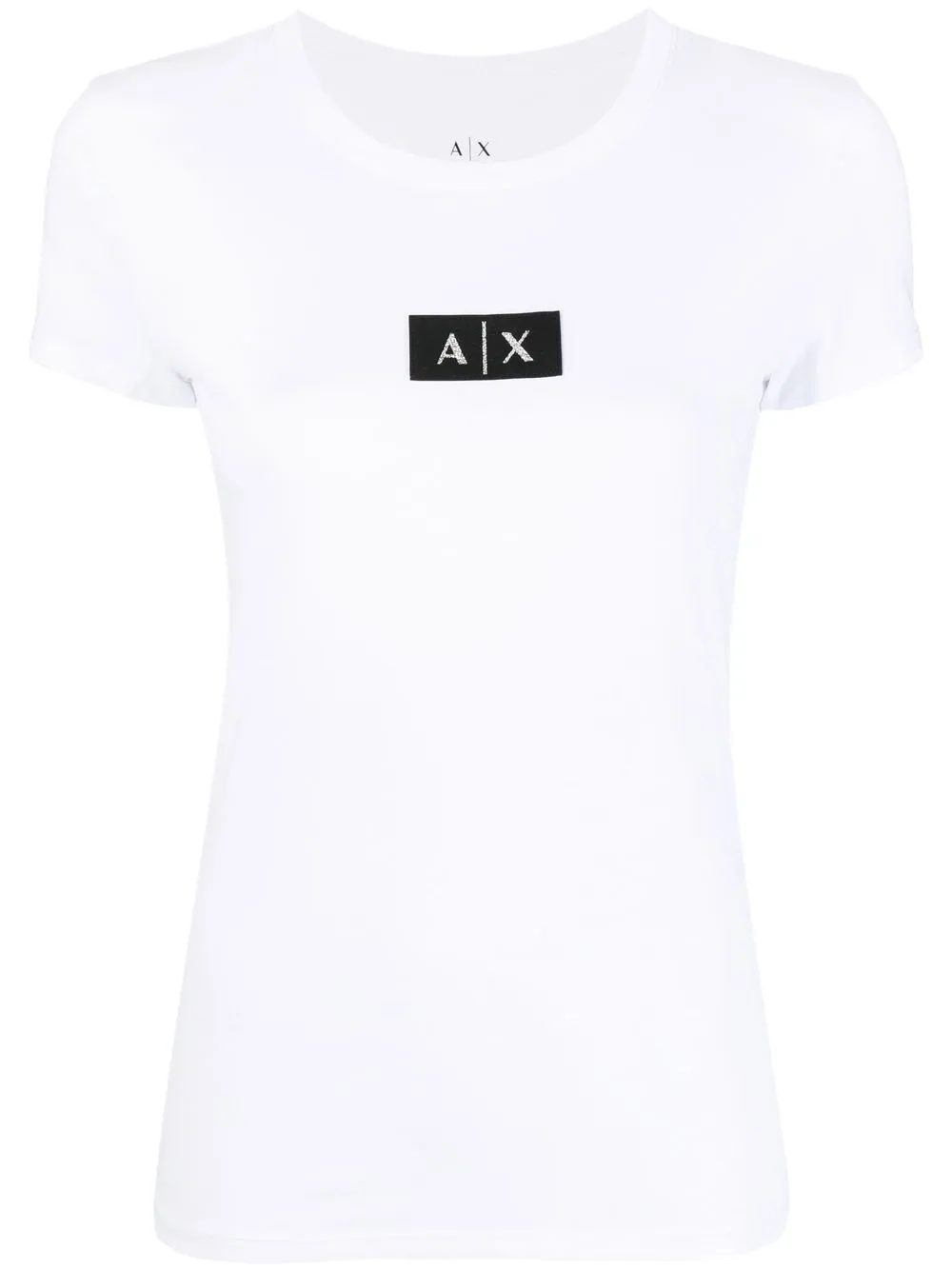 

Armani Exchange playera con logo estampado - Blanco