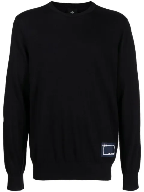 armani exchange knitted jumper
