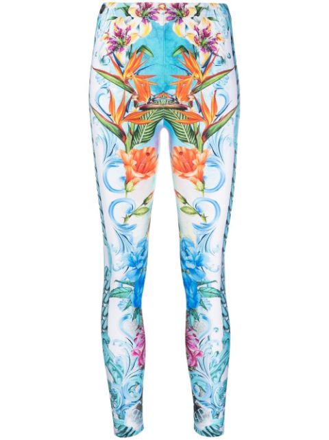 Philipp Plein Hawaii graphic-print leggings Women