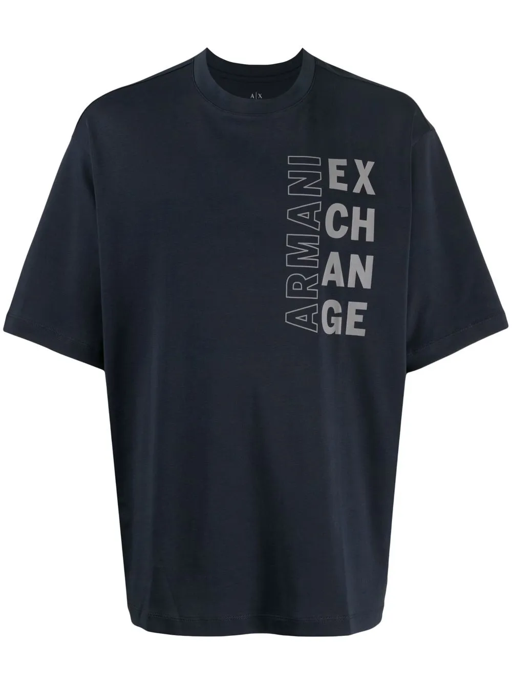 

Armani Exchange playera con logo estampado - Azul