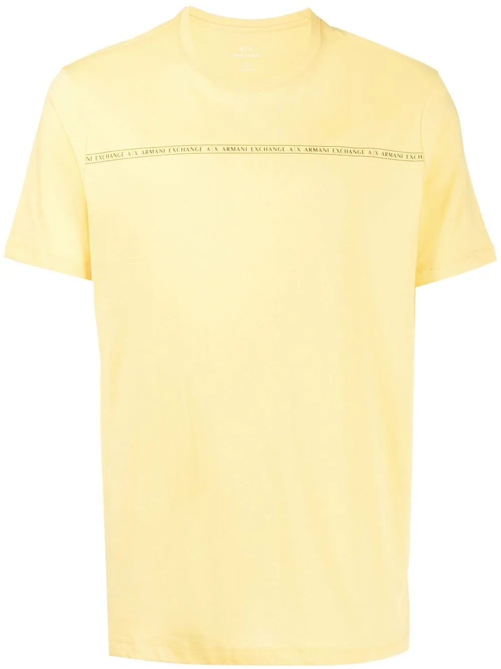 

Armani Exchange logo-print T-shirt - Yellow