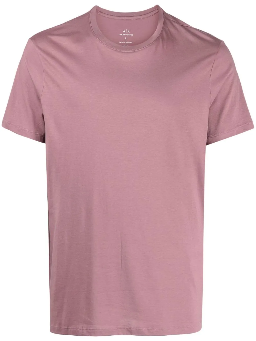 

Armani Exchange crew neck short-sleeved T-shirt - Purple