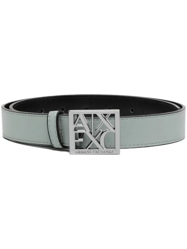 armani exchange belts white