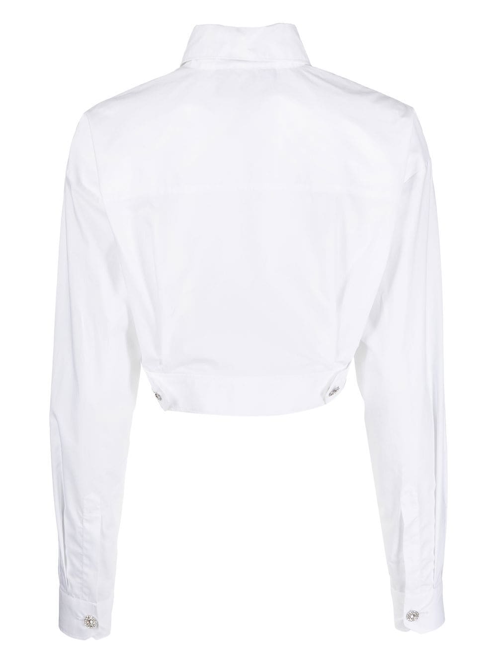 Philipp Plein Cropped blouse - Wit