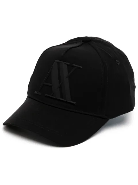 Armani Exchange logo-embossed baseball cap