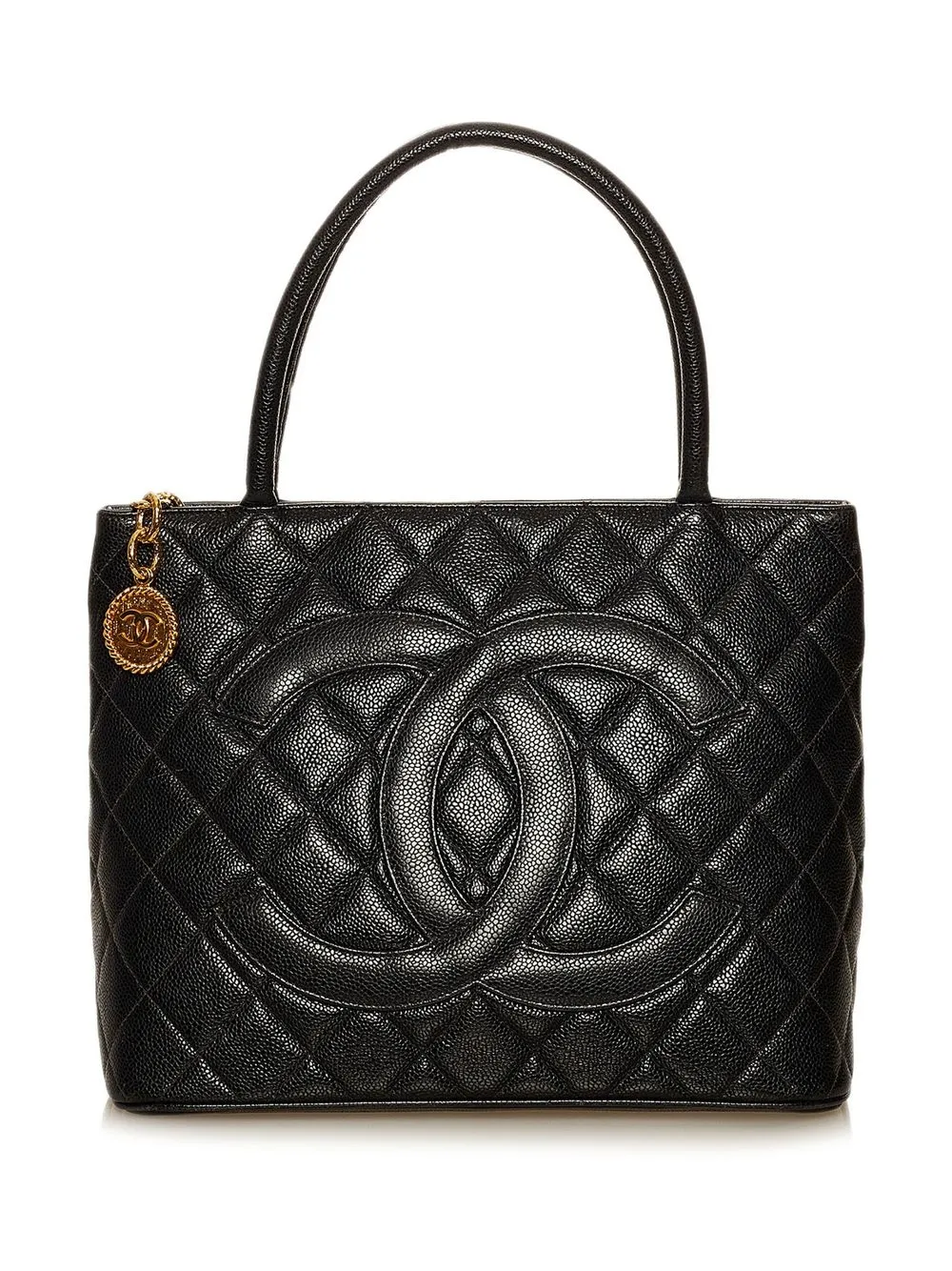 

Chanel Pre-Owned Medallion tote bag - Black