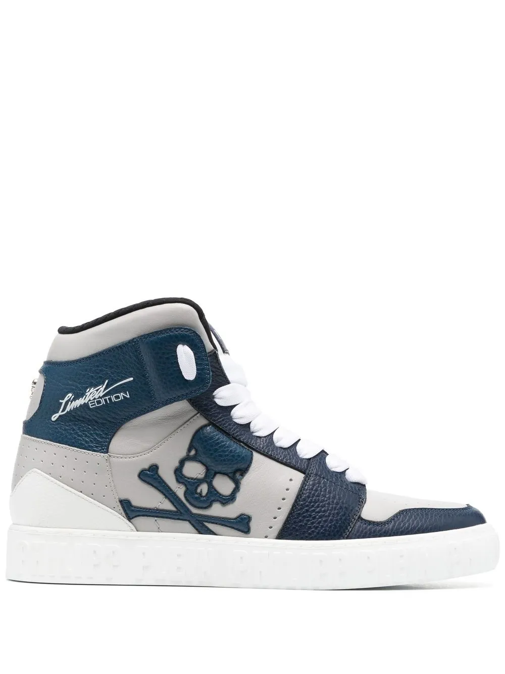 

Philipp Plein tenis altos Super Street - Azul