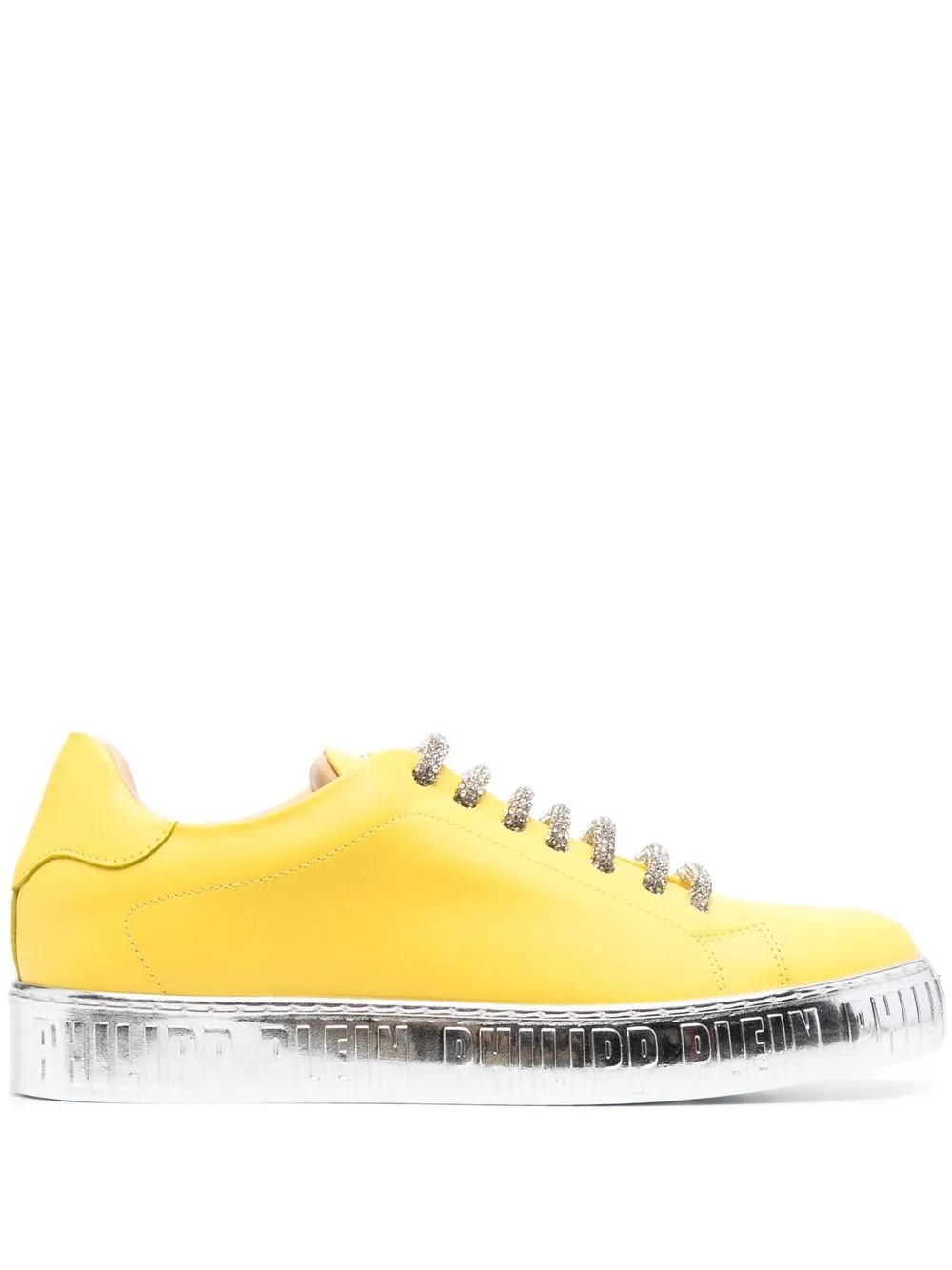

Philipp Plein Strass low-top sneakers - Yellow