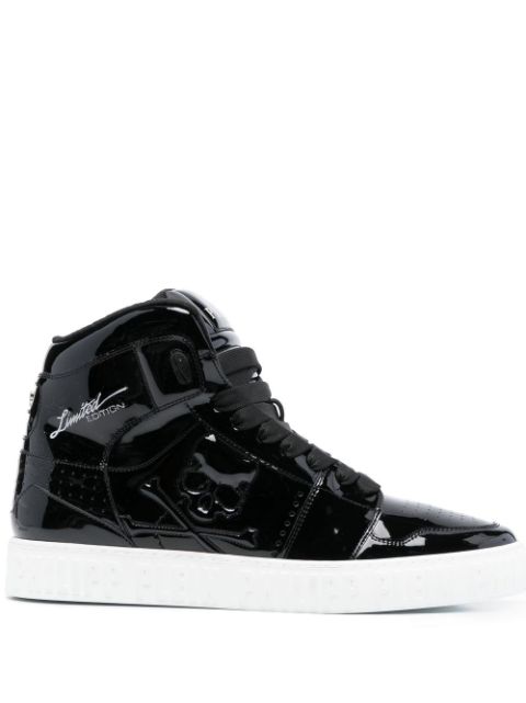 Philipp Plein Super Street Skull Bones hi-top sneakers Men