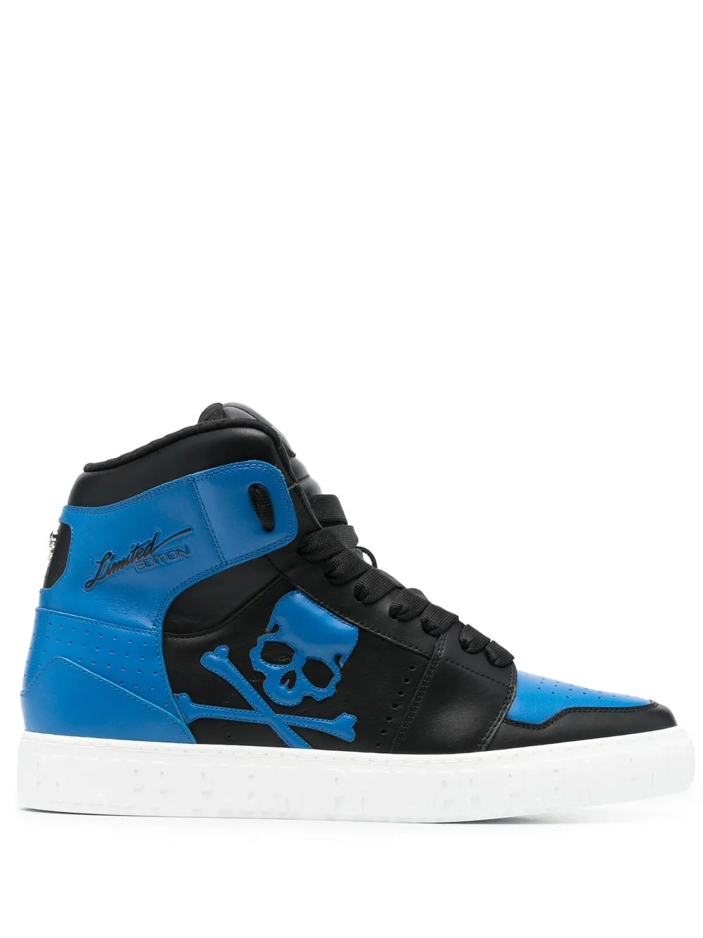 

Philipp Plein Super Street Skull Bones hi-top sneakers - Black