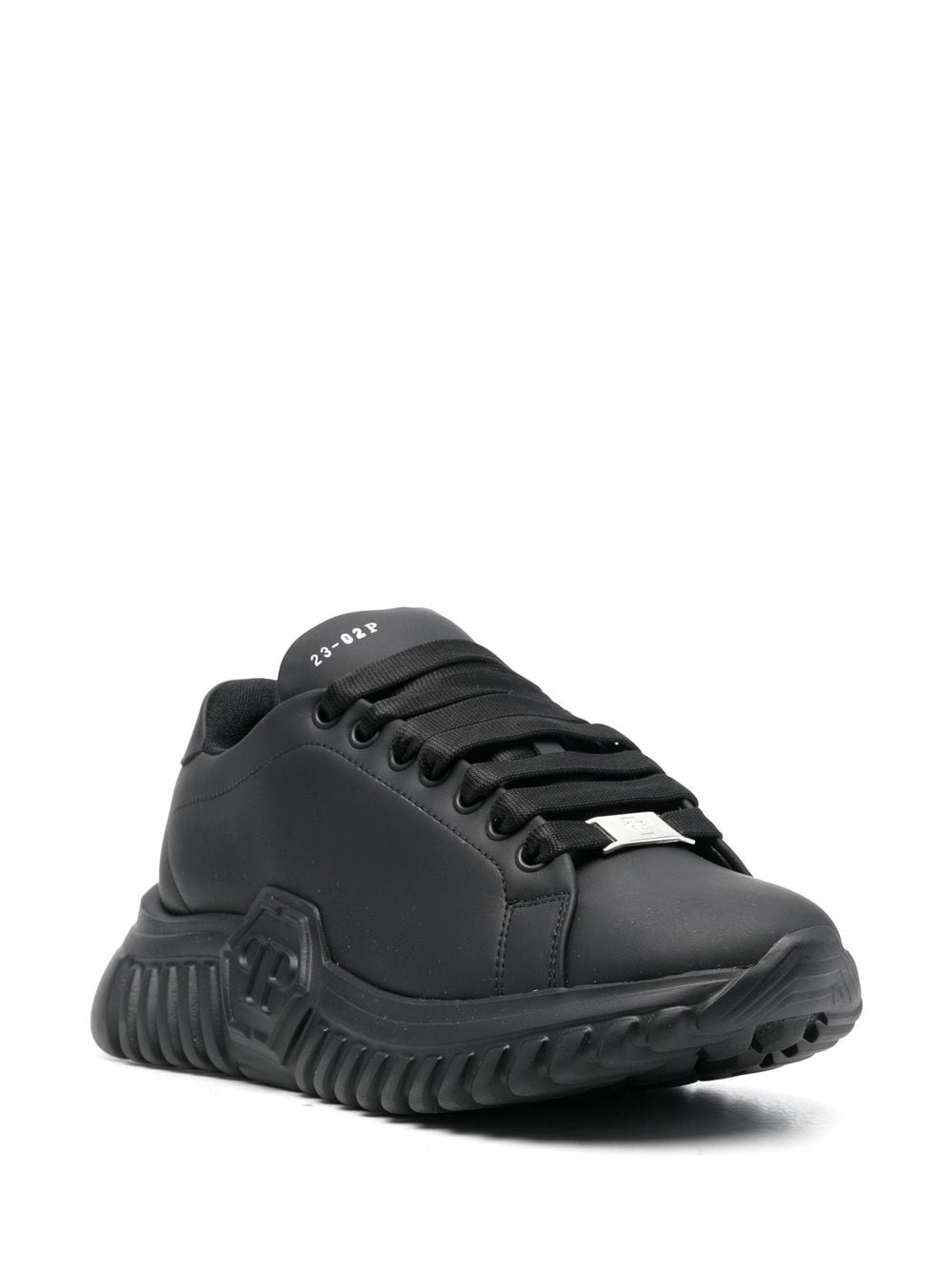 Shop Philipp Plein Supersonic Low-top Sneakers In Black